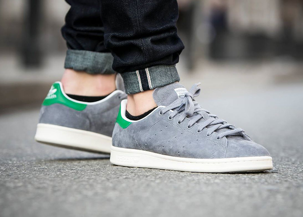 adidas stan smith grise daim